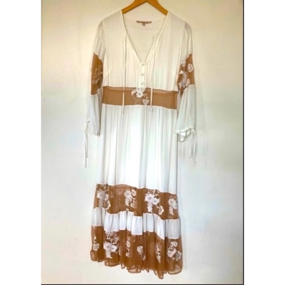 For Love and Lemons Eva Midi White Dress Small - Picture 5 of 15